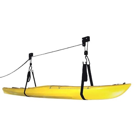 RAD Sportz 83-DT5002 1003 Kayak & Canoe Lift Hoist For Garage - 125 Lbs